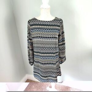 Nymph Women’s Pullover Lined Round Neck Midi Dress Size Small